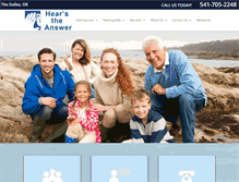 Tablet Screenshot of hearstheanswer.com